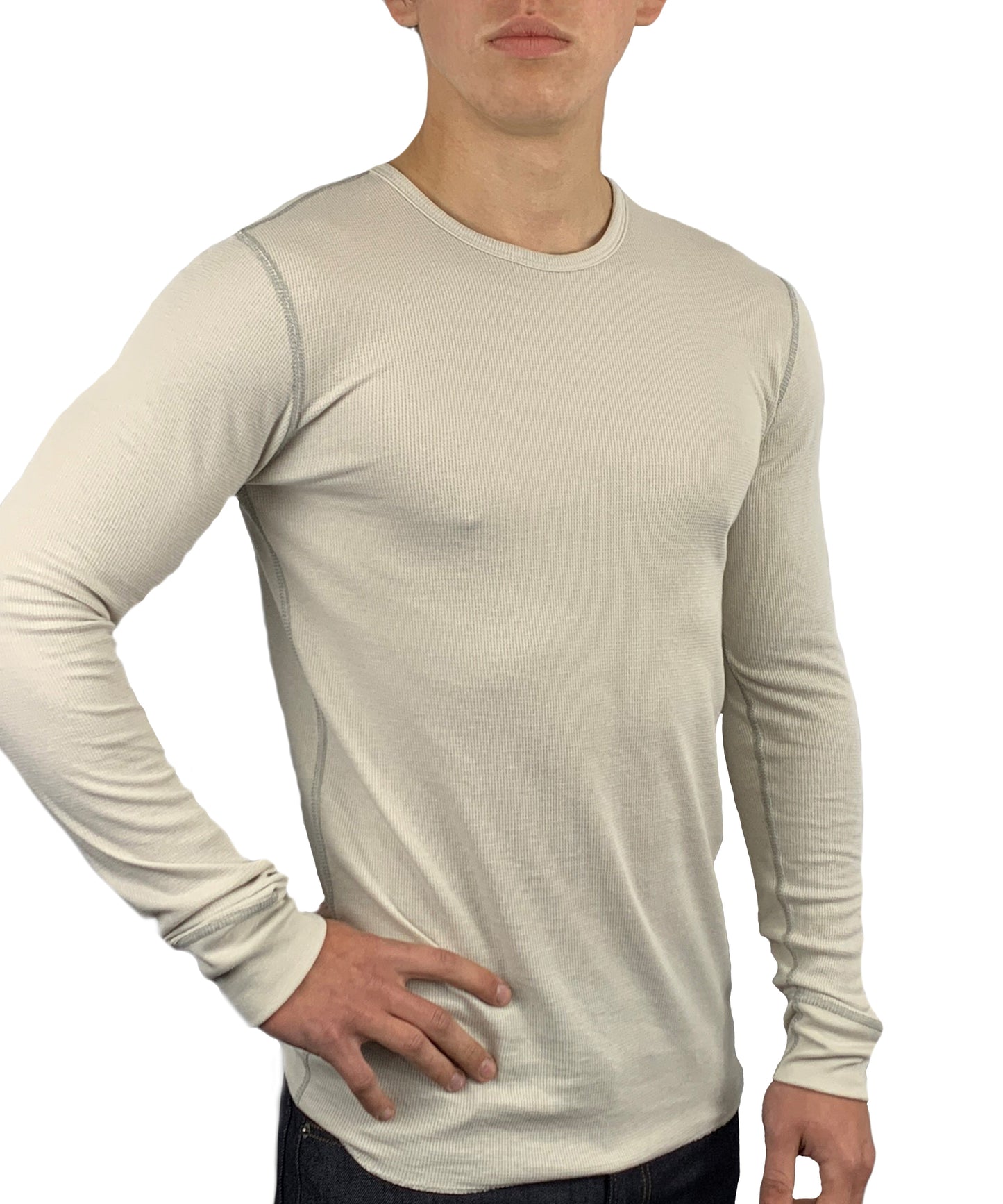 ROLO PREMIUM THERMAL SAND GRAY STITCH