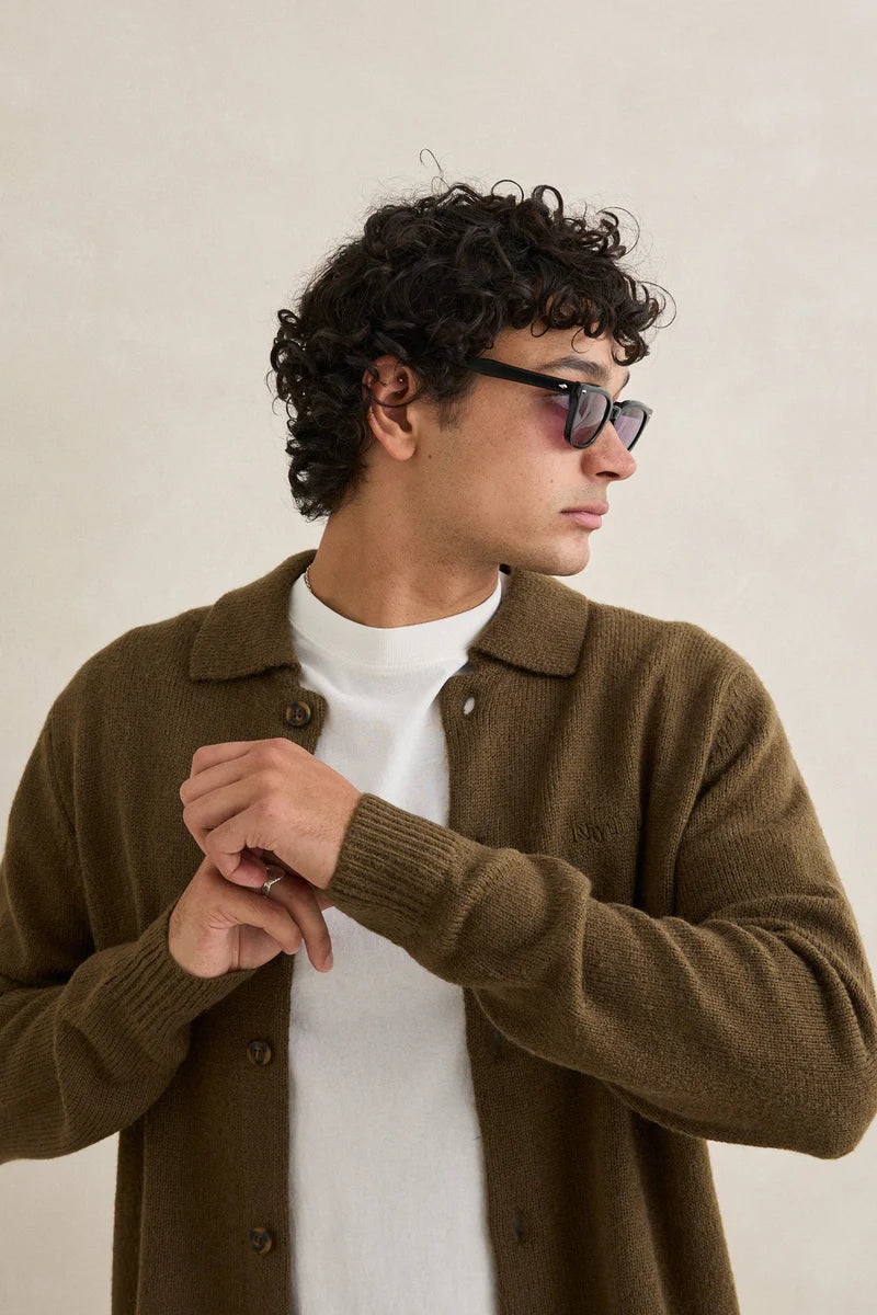 Mohair Button Up Knit