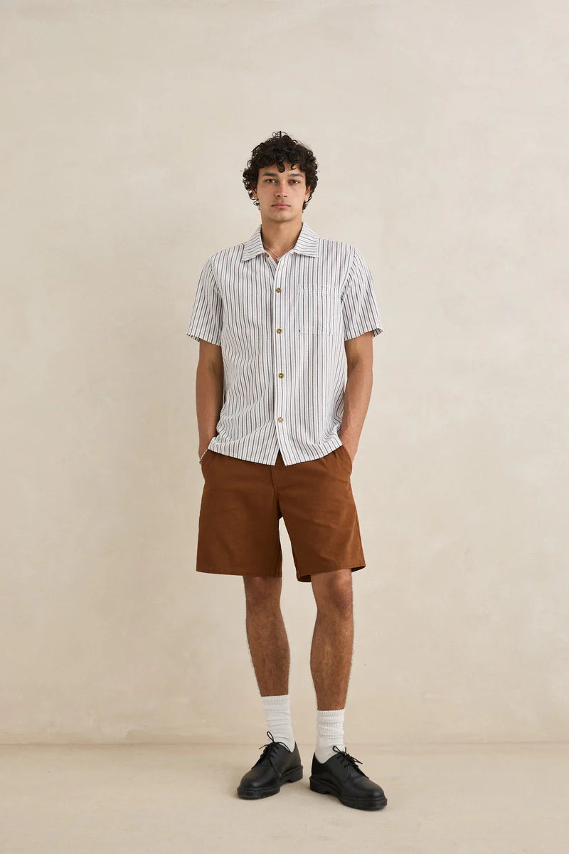 Seersucker Stripe SS Shirt