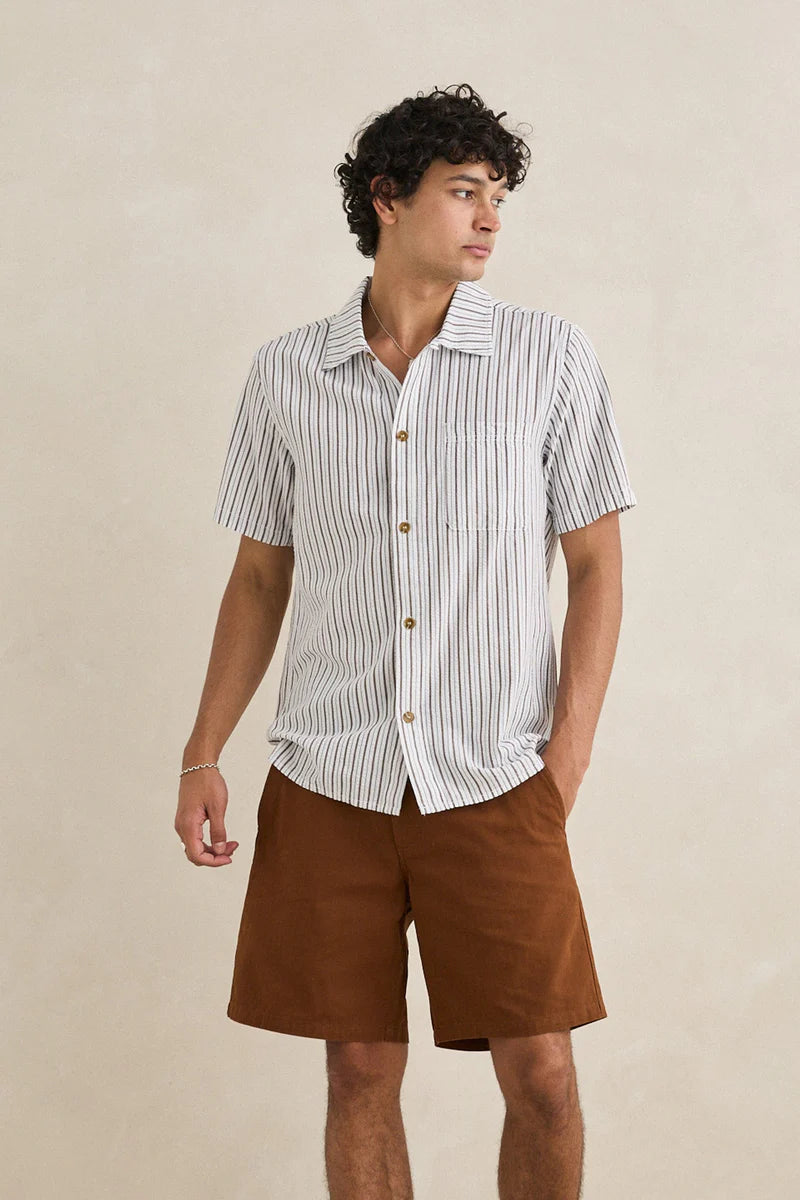 Seersucker Stripe SS Shirt