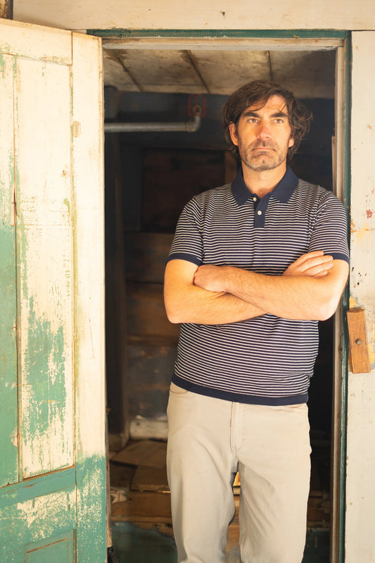 Seawell Striped Knit Polo