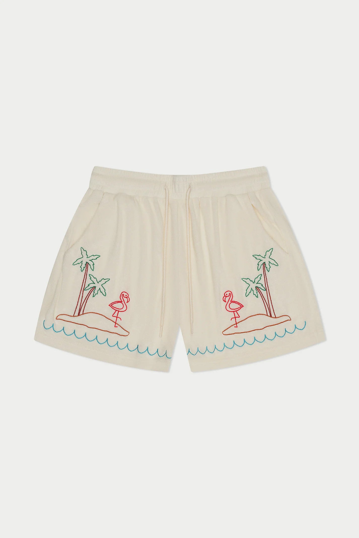 Flamingo Beach Terry Short