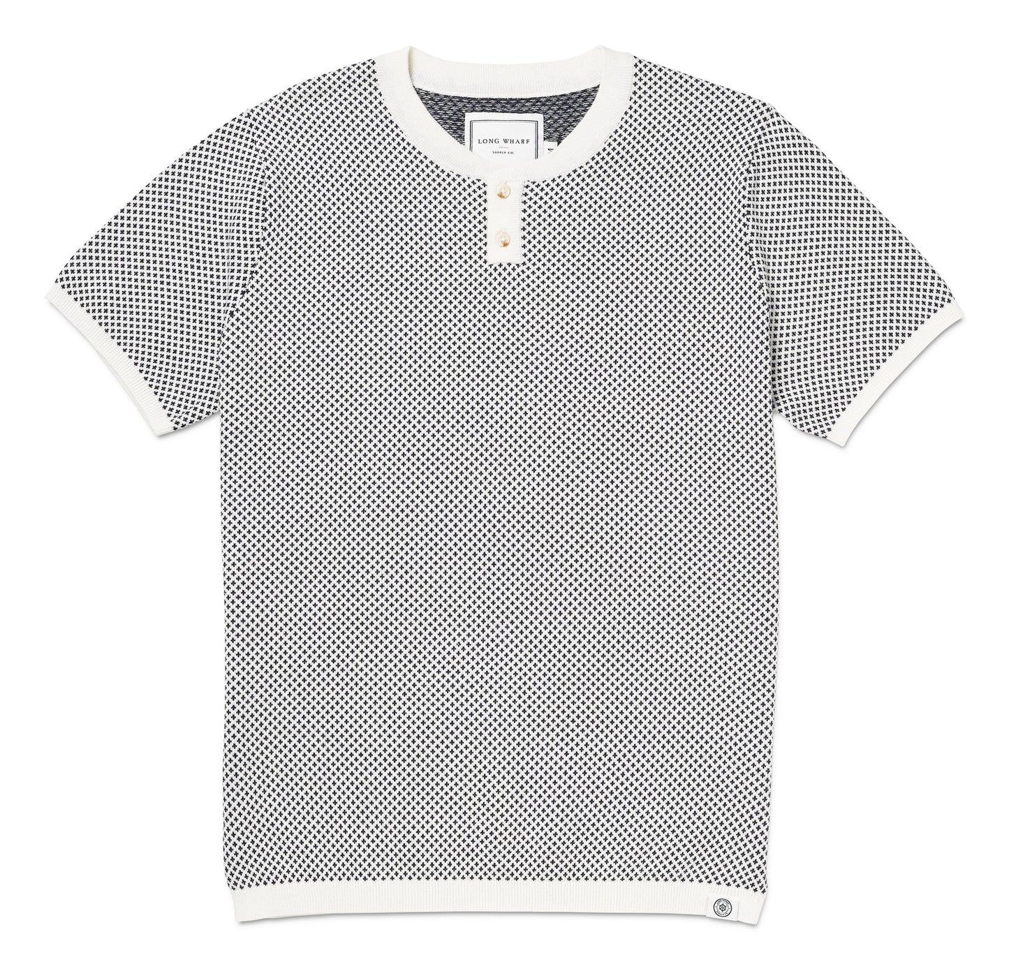 Edgartown Seawell Knit Henley Tee