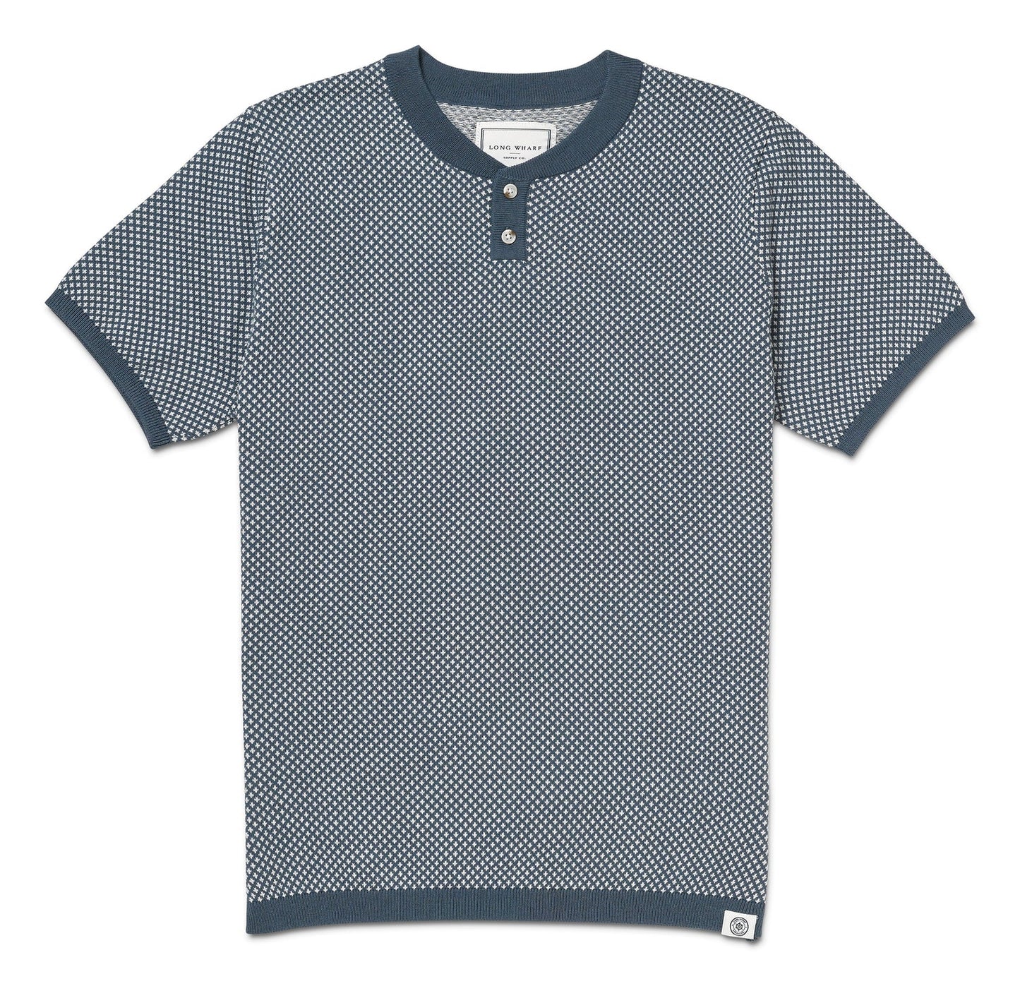Edgartown Seawell Knit Henley Tee