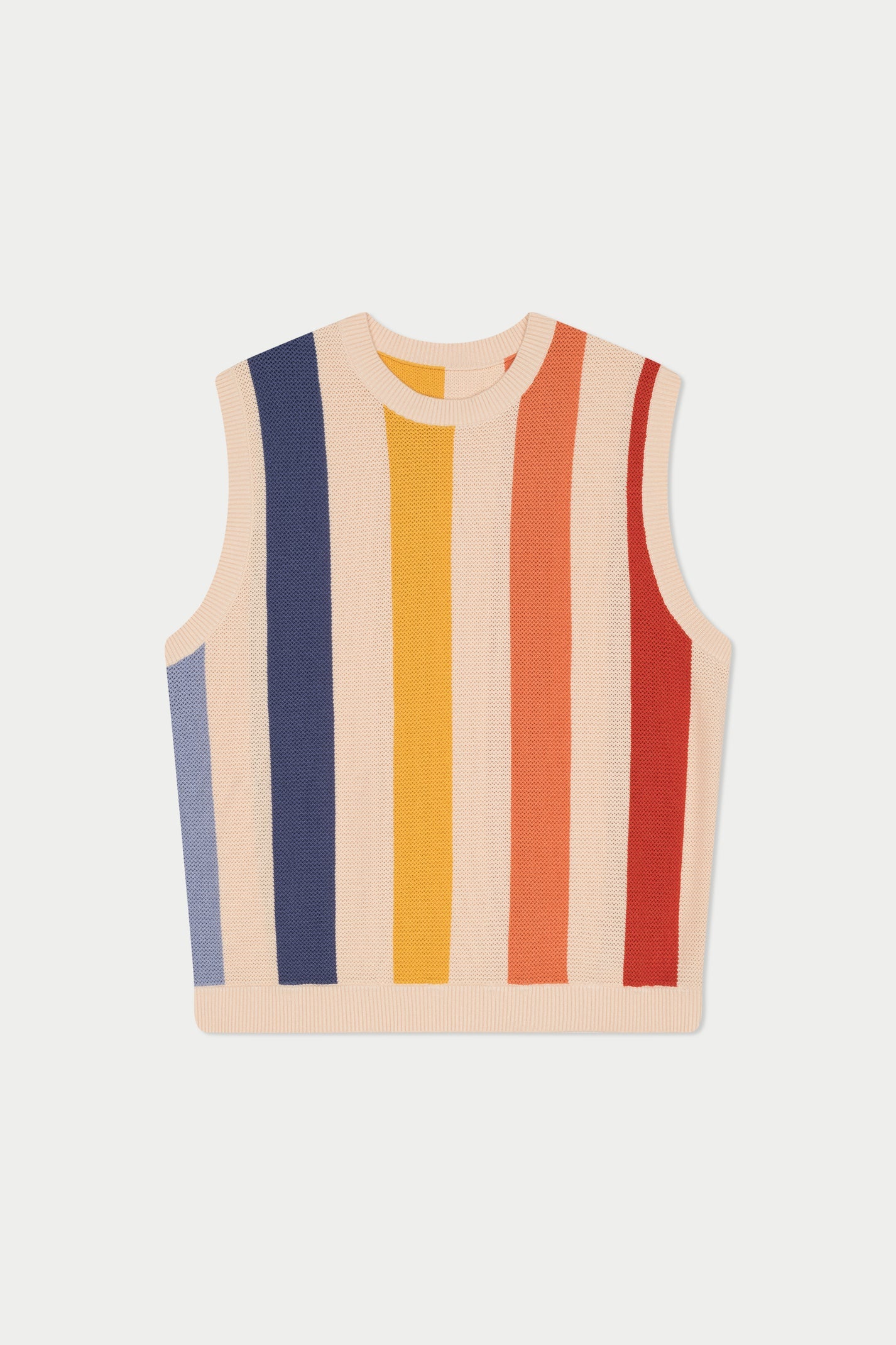 Stripe Knit Vest