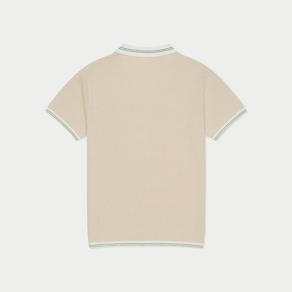 Flamingo Beach Knit Polo