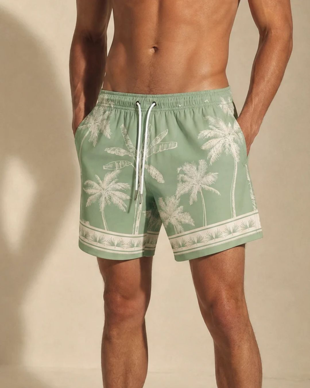 Tropical Palm Swim Short