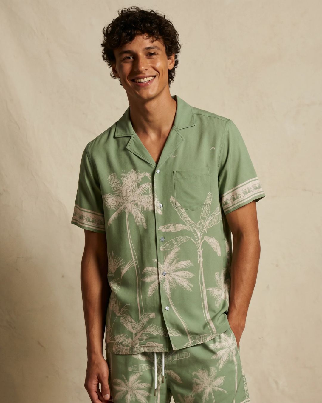 Tropical Palm Weekend Shirt