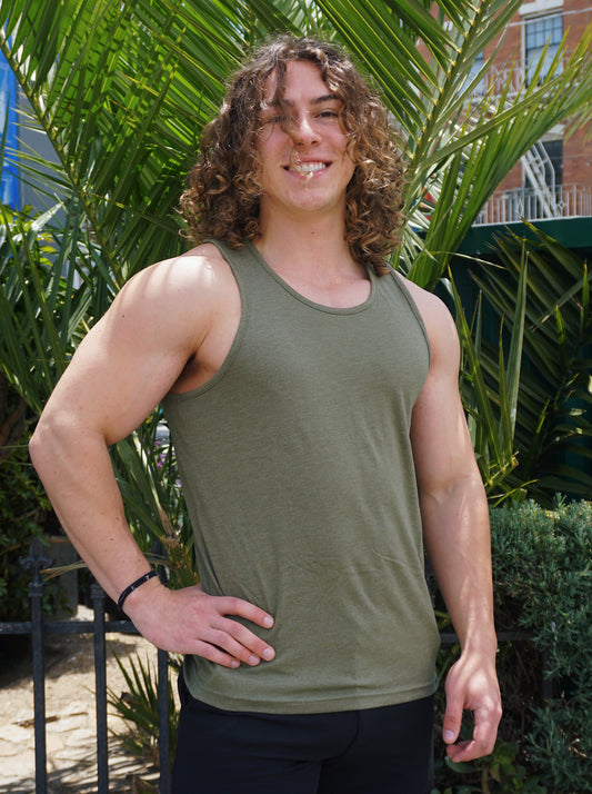 ROLO TANK TOP - MILITARY OLIVE