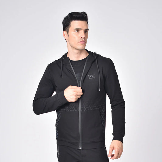 Honeycomb Hooded Running Jacket