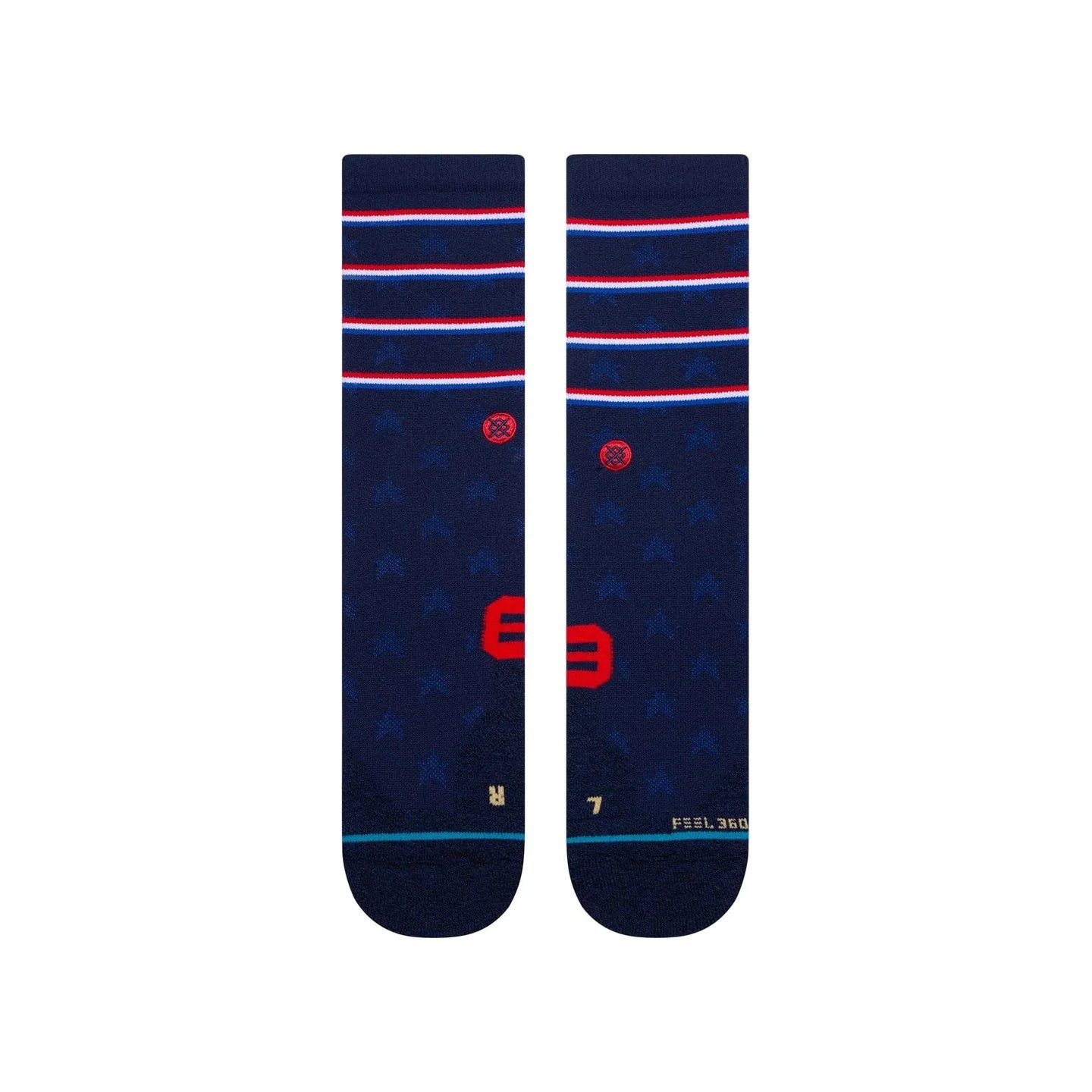 Independence Crew Socks Navy