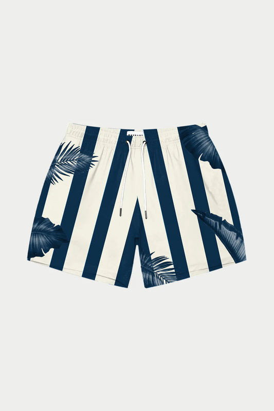 Blue Palm Swim Short