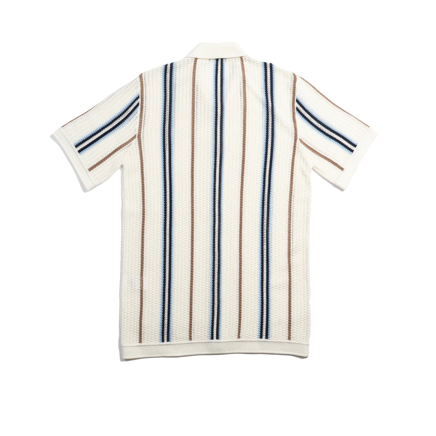 Fisherman Crochet S/S Button-Up Shirt