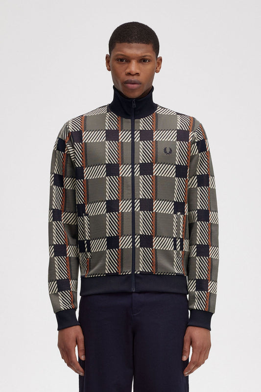 Glitch Tartan Track Jacket