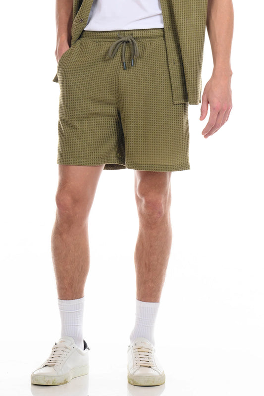 Lenox  Waffle Knit Pull On Short