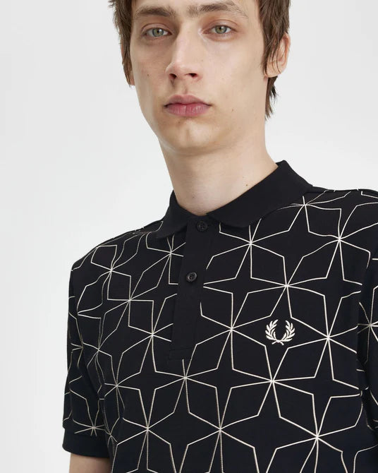 Geometric Polo Shirt