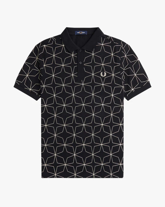 Geometric Polo Shirt