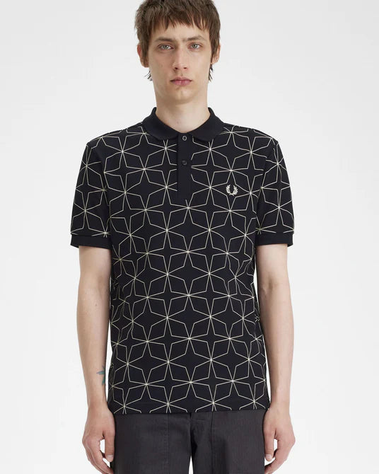 Geometric Polo Shirt