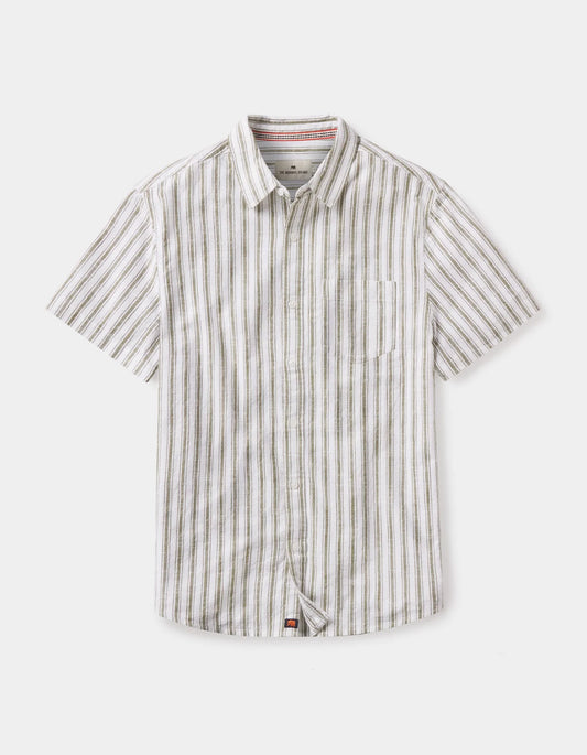 S/S Lived In Cotton Button Up