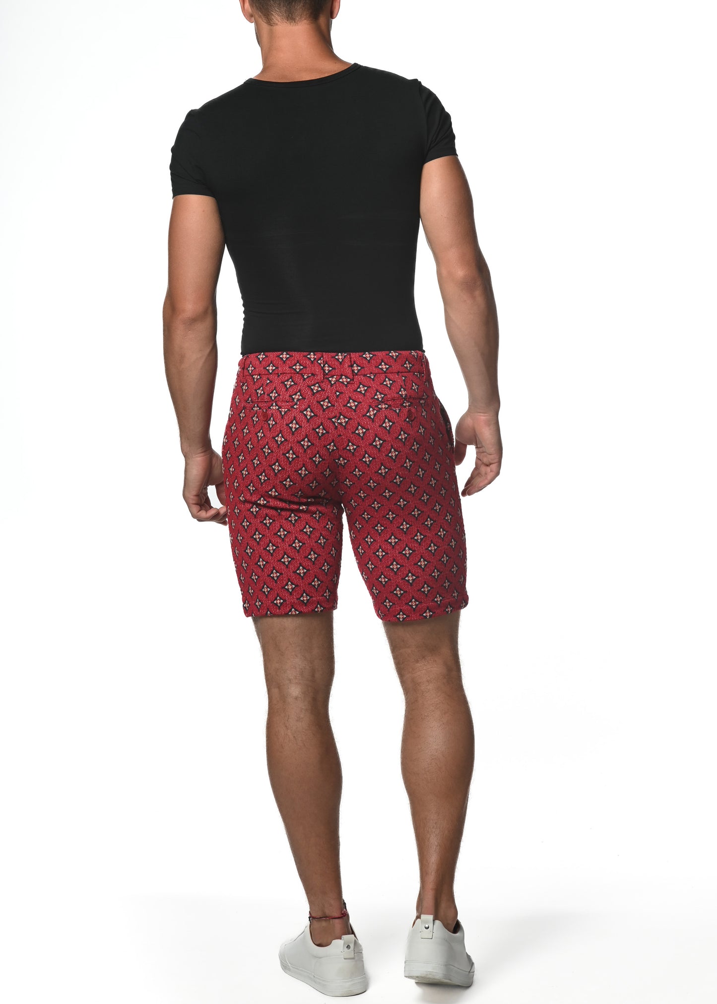 8" Stretch Knit Jacquard Short