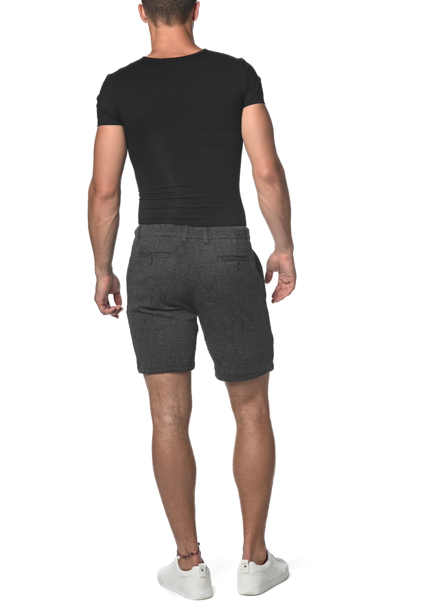 8" Stretch Knit Jacquard Short