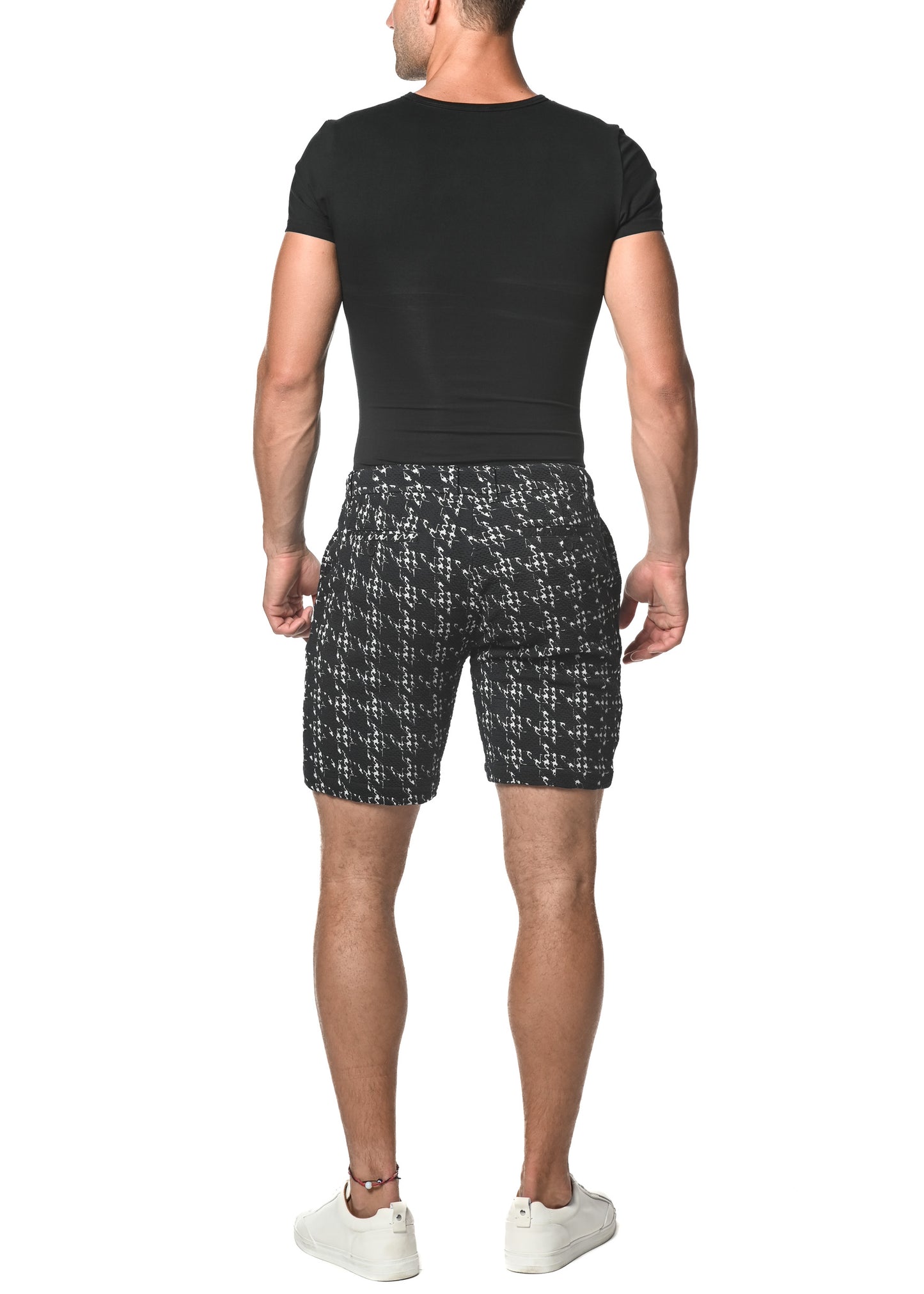 8" Stretch Knit Jacquard Short