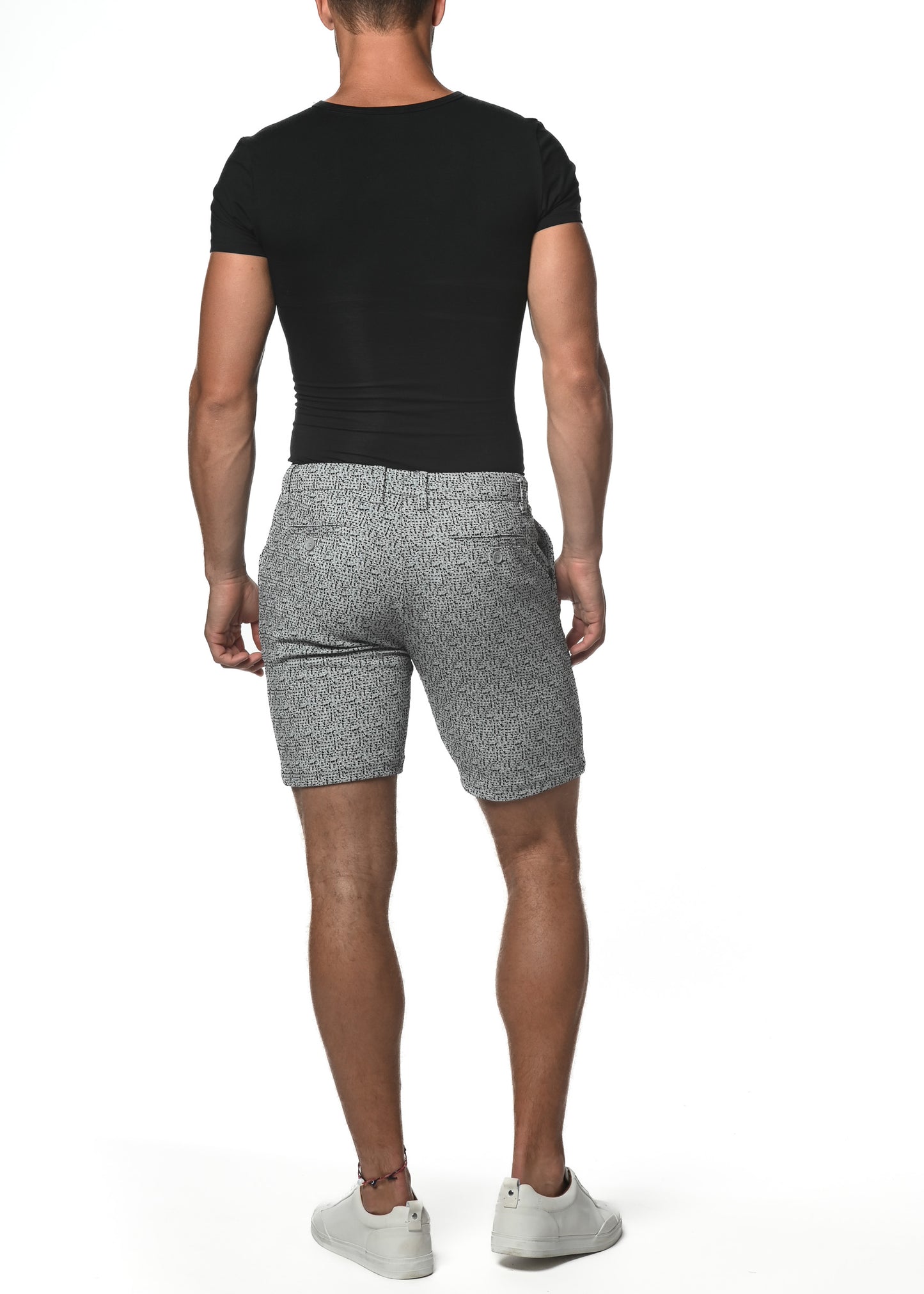 8" Stretch Knit Jacquard Short