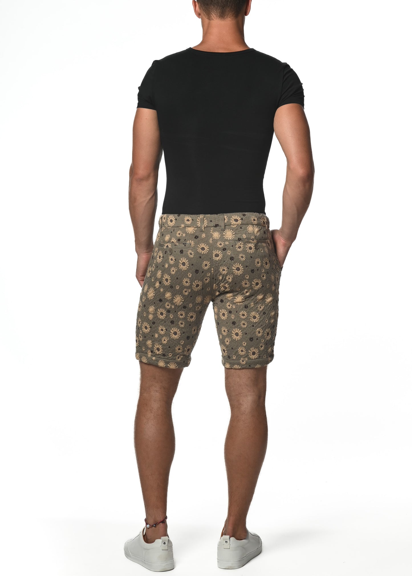 8" Stretch Knit Jacquard Short