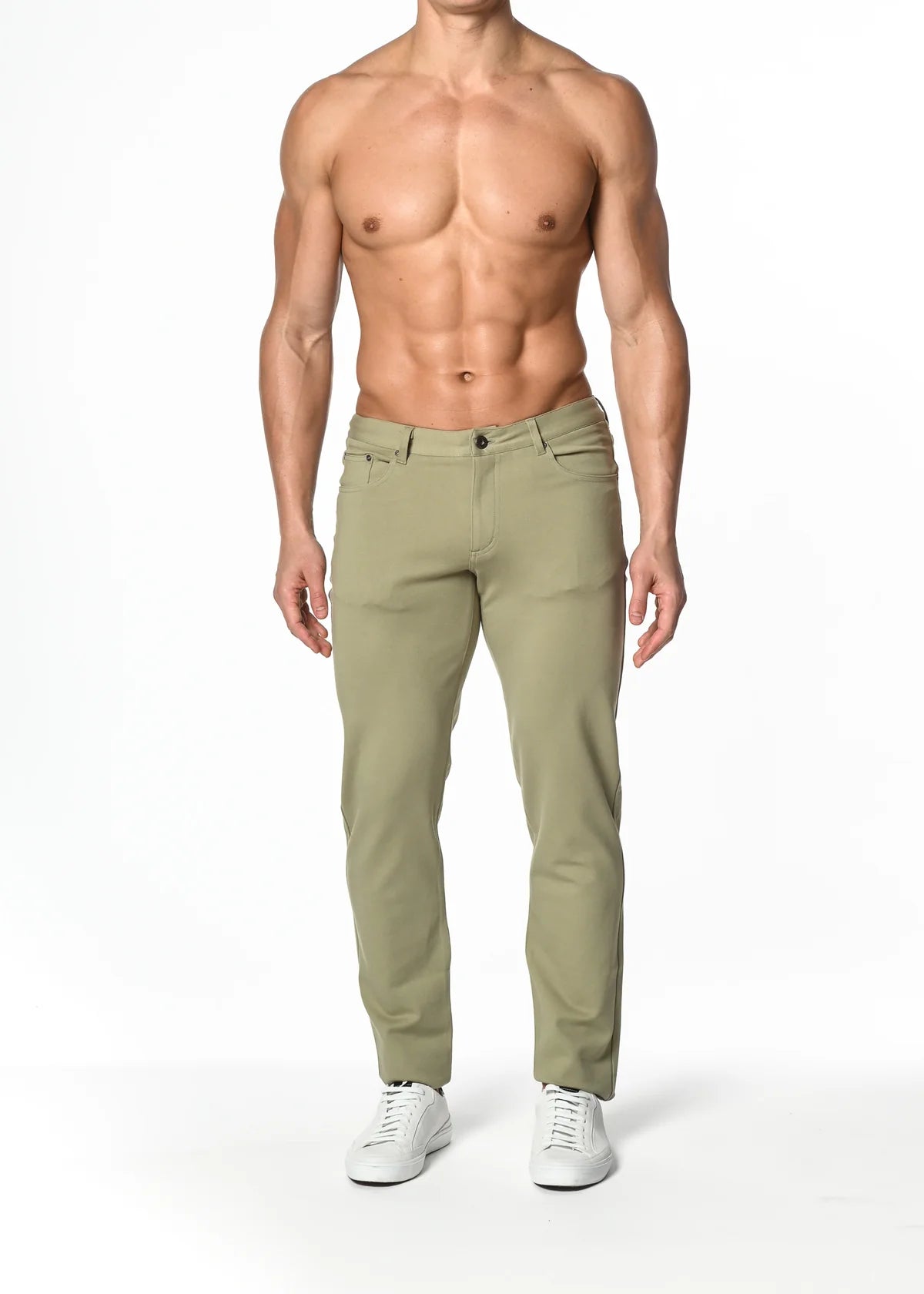 5 Pocket Stretch Knit Jeans 32" Inseam