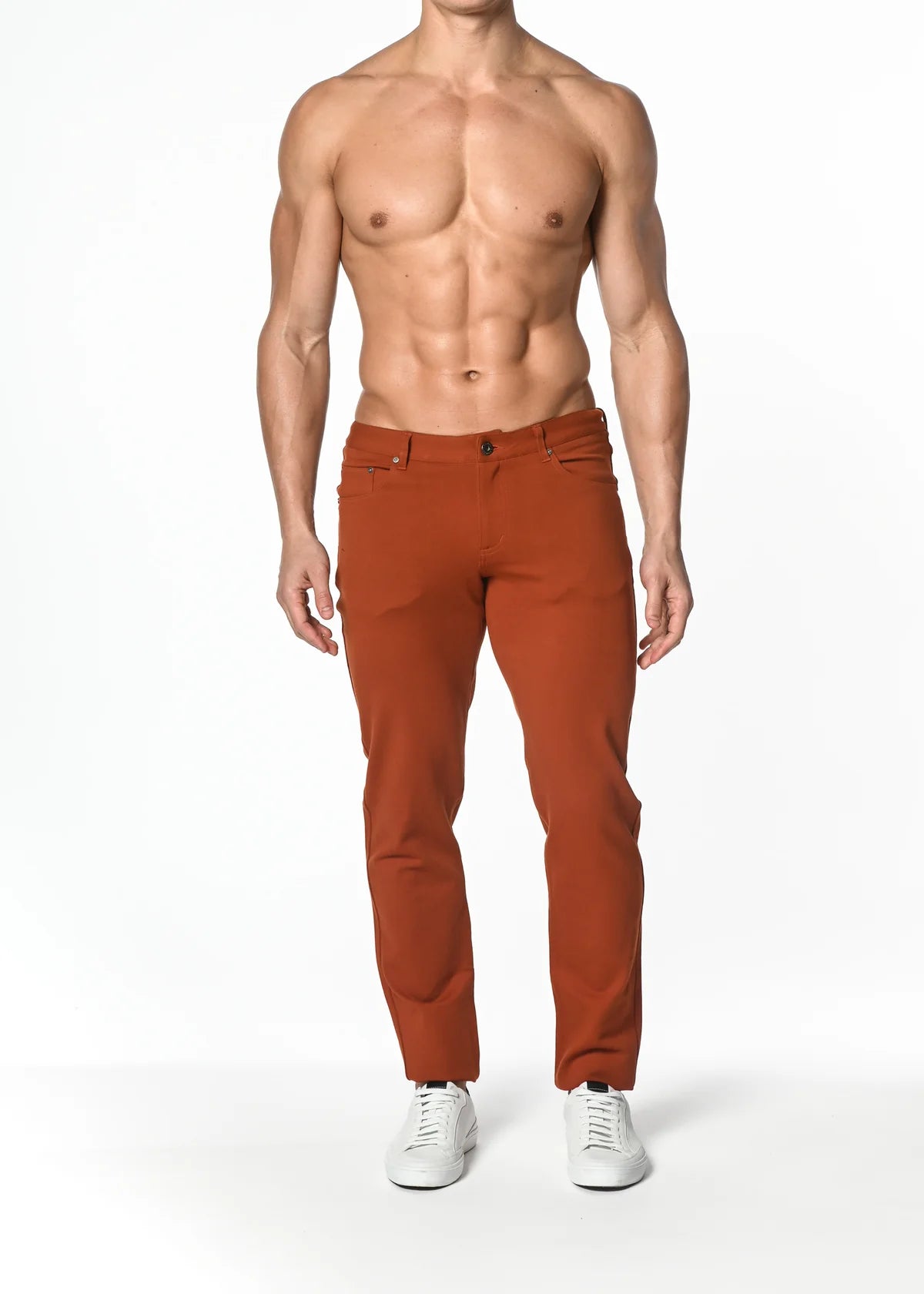 5 Pocket Stretch Knit Jeans 32" Inseam