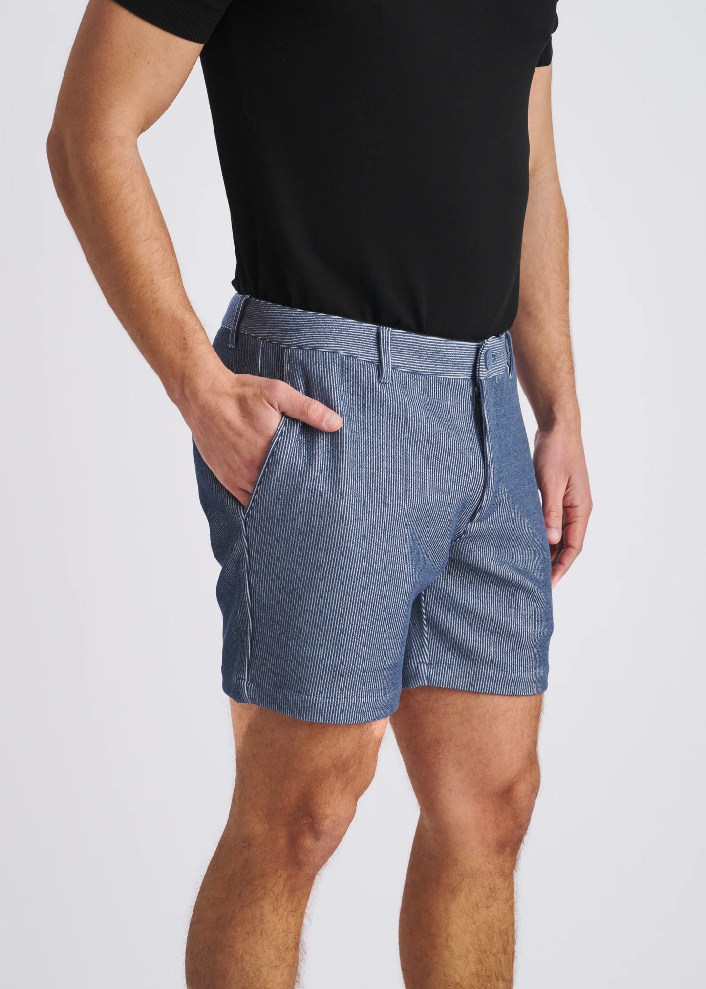 6"Inseam Stretch Knit Chino Shorts