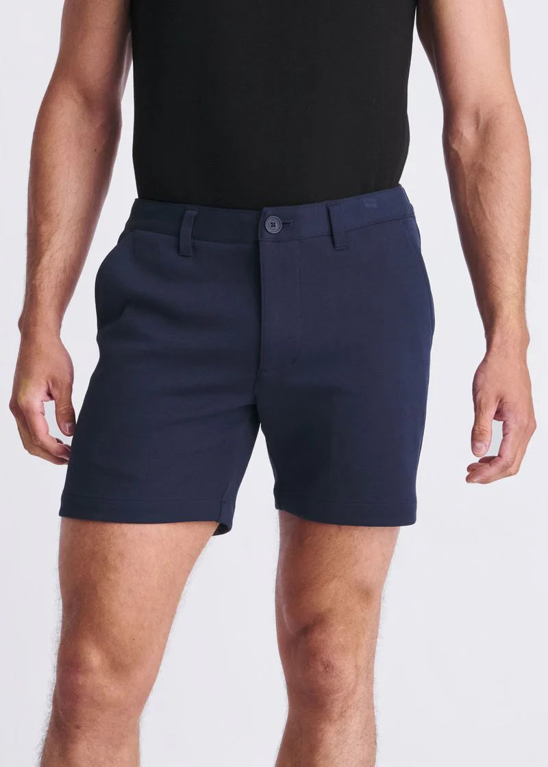 6"Inseam Stretch Knit Chino Shorts