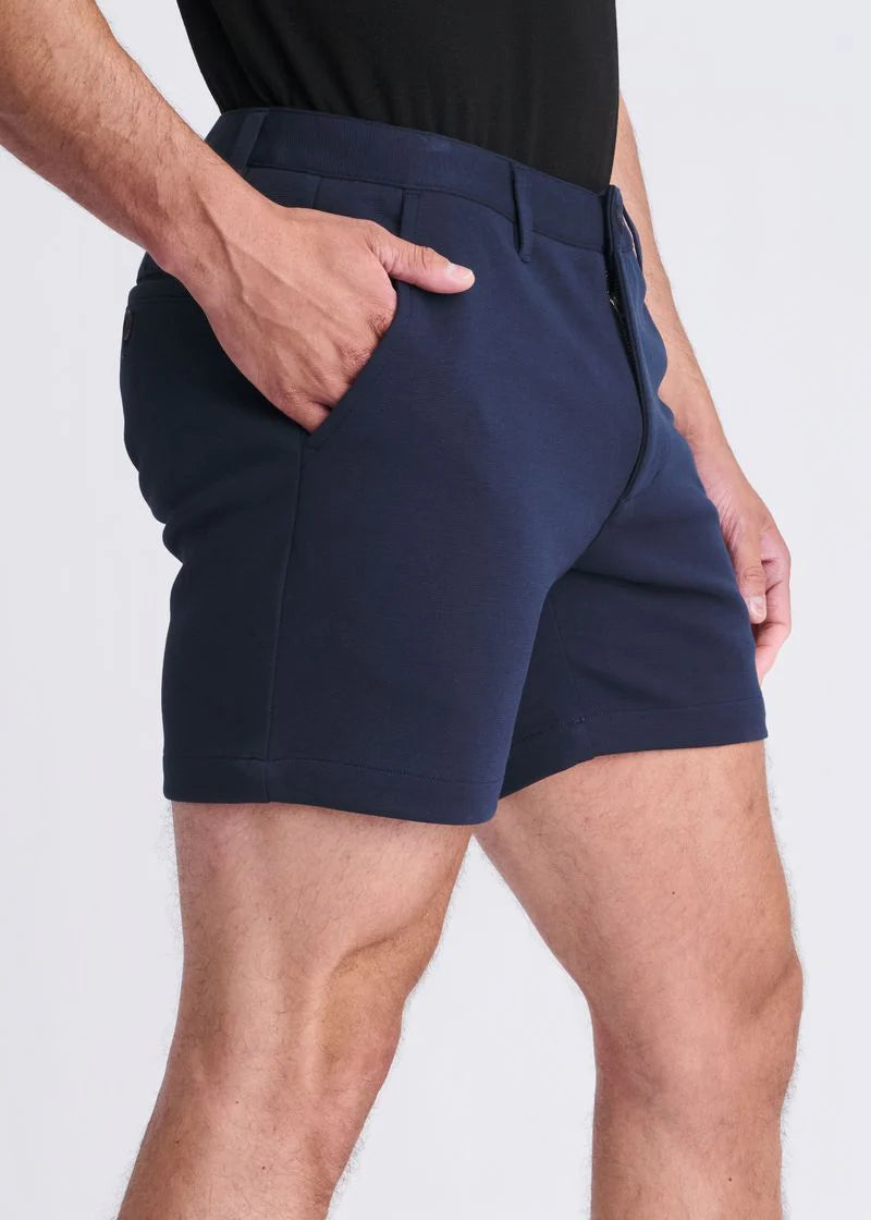 6"Inseam Stretch Knit Chino Shorts