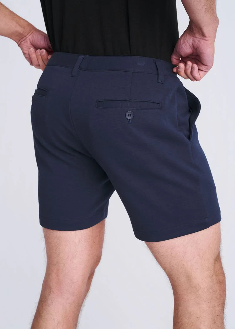 6"Inseam Stretch Knit Chino Shorts