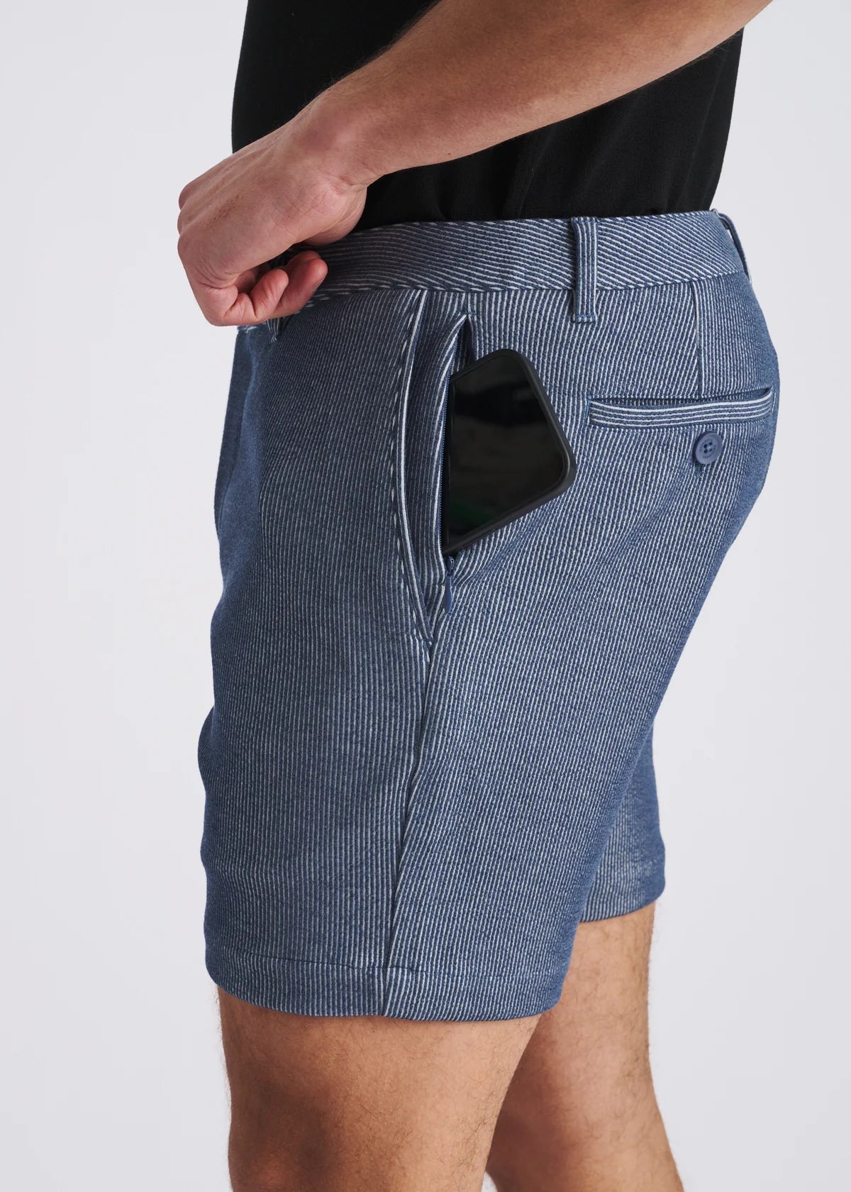 6"Inseam Stretch Knit Chino Shorts