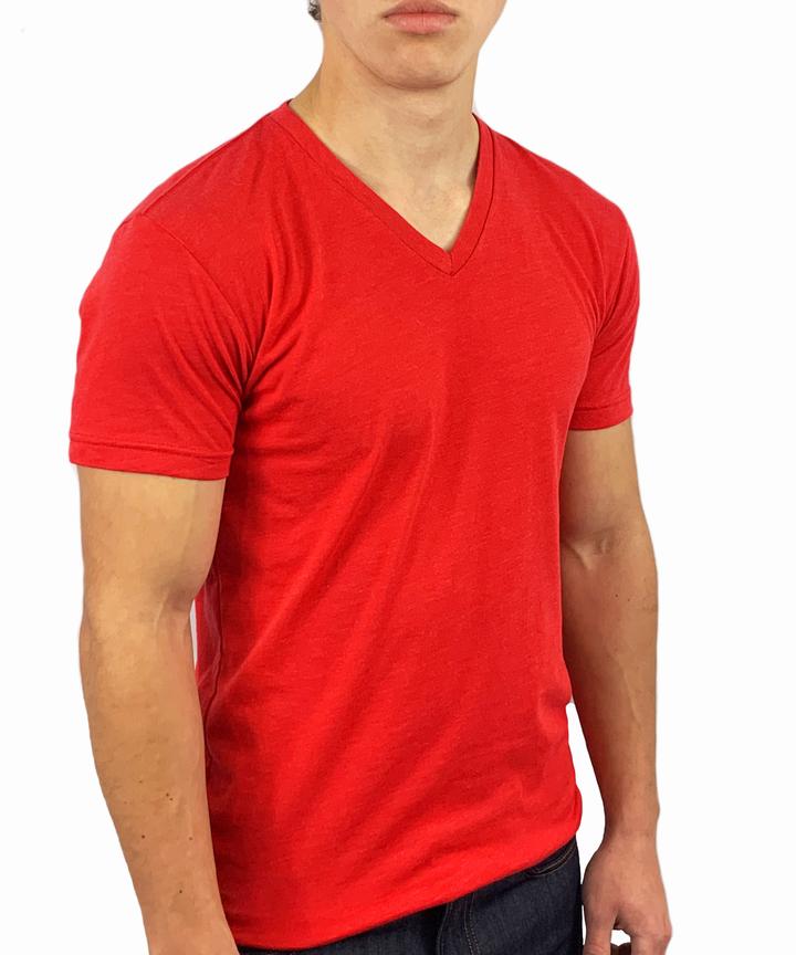 ROLO BASIC V-NECK T-SHIRT RED