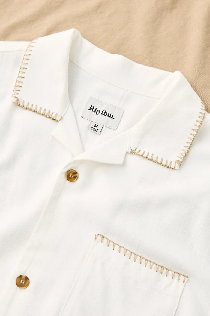 Linen Whip Stitch S/S Shirt