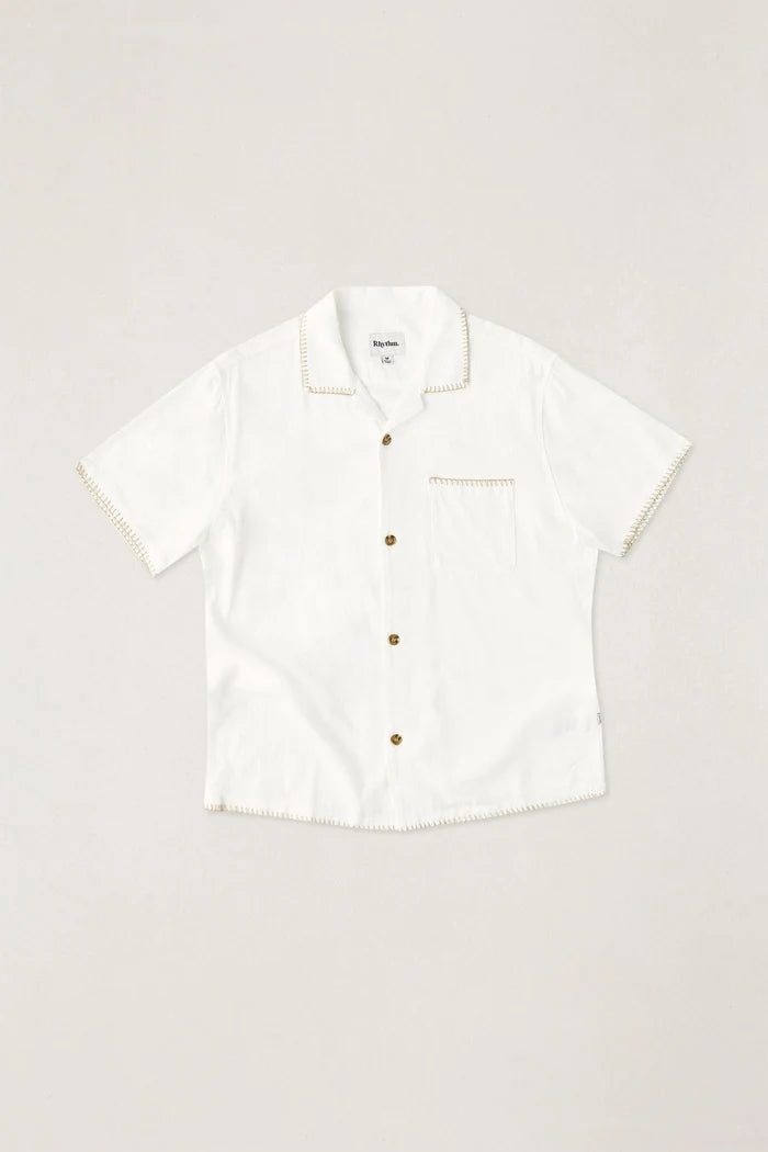 Linen Whip Stitch S/S Shirt