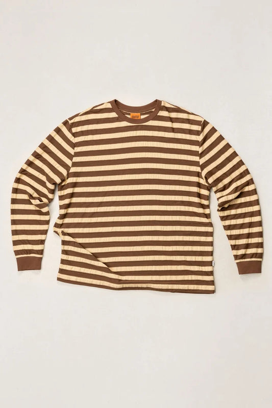 Textured Stripe L/S T-Shirt