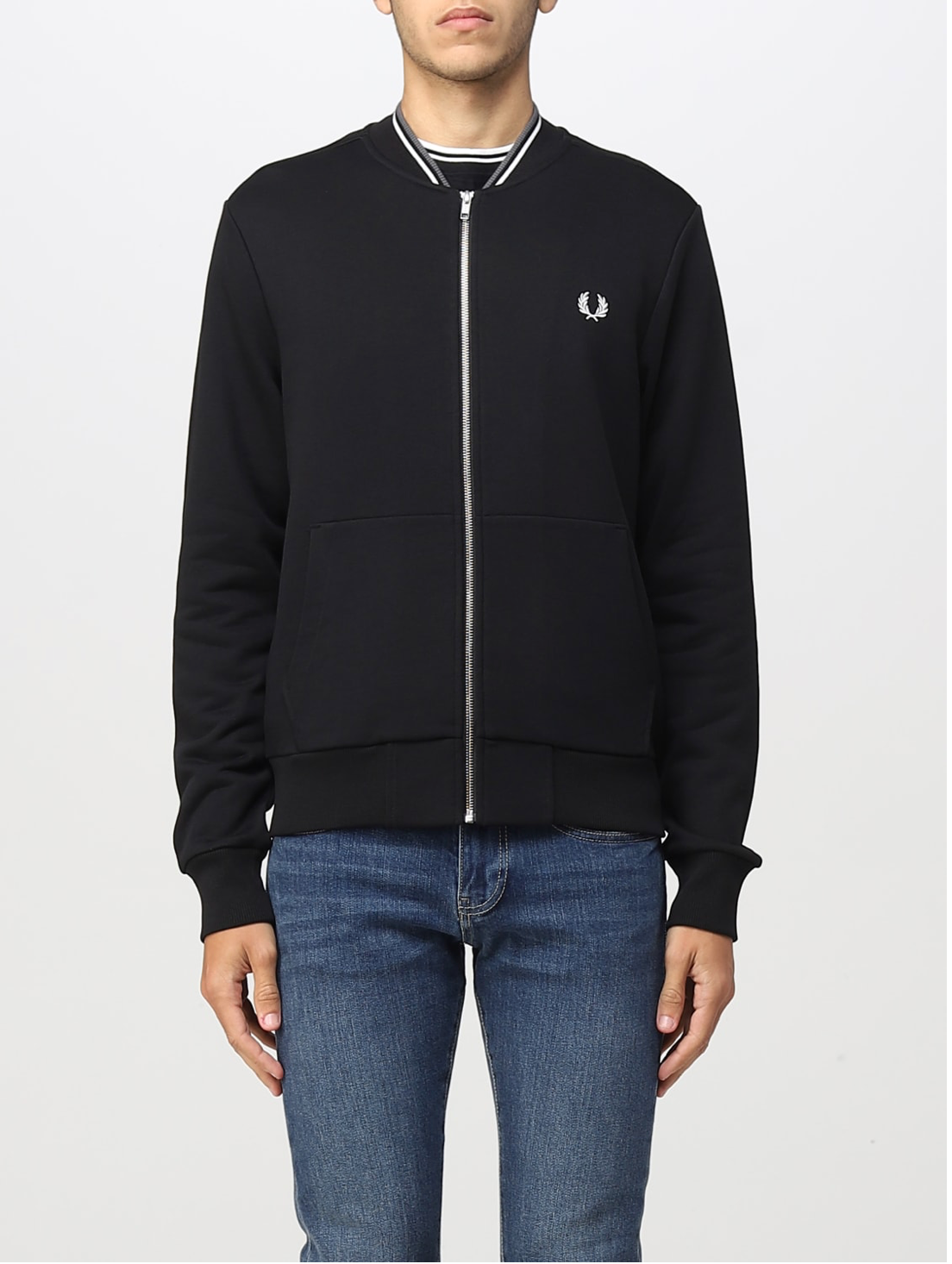 Bomber Neck Sweatshirt