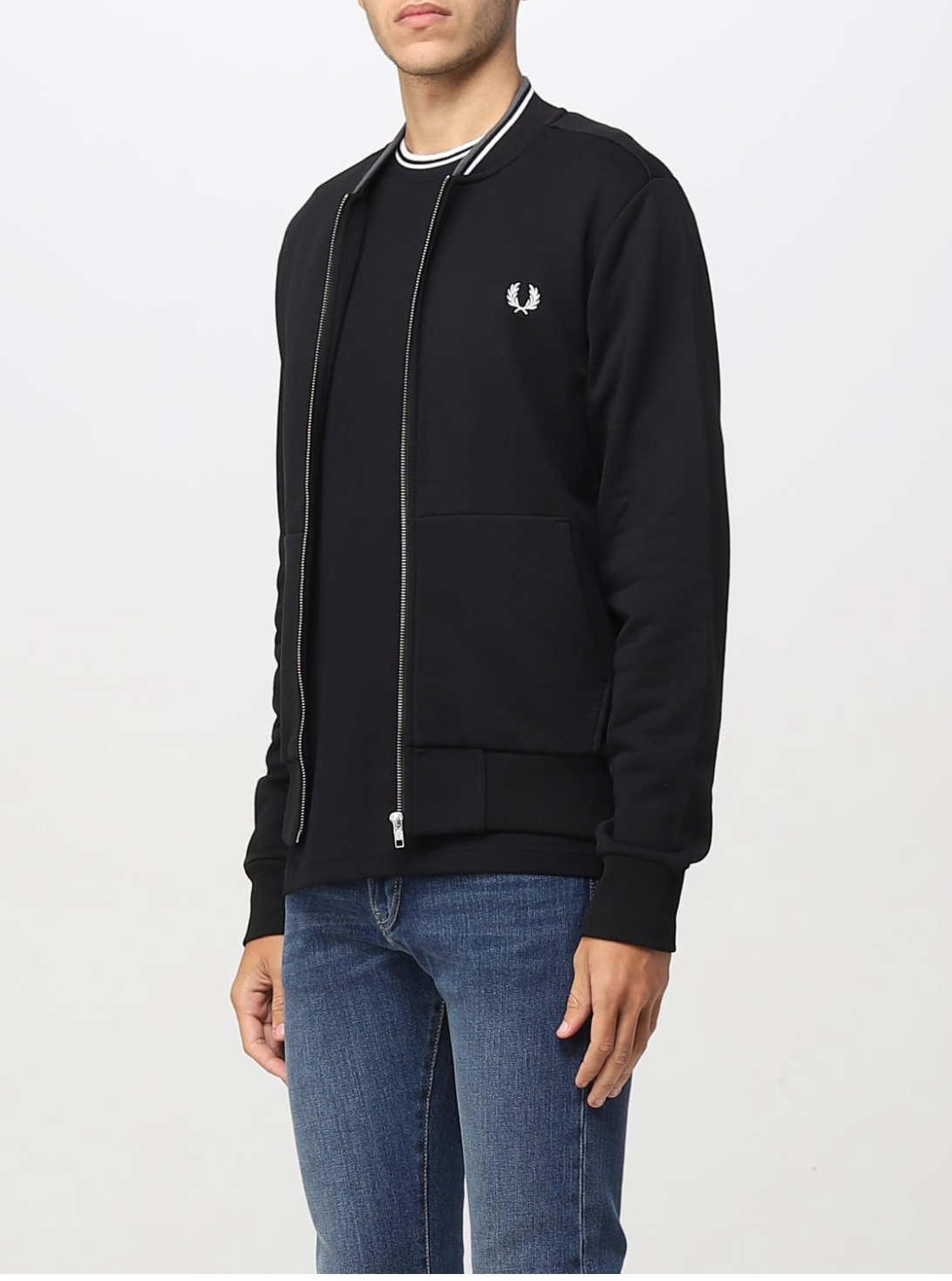 Bomber Neck Sweatshirt