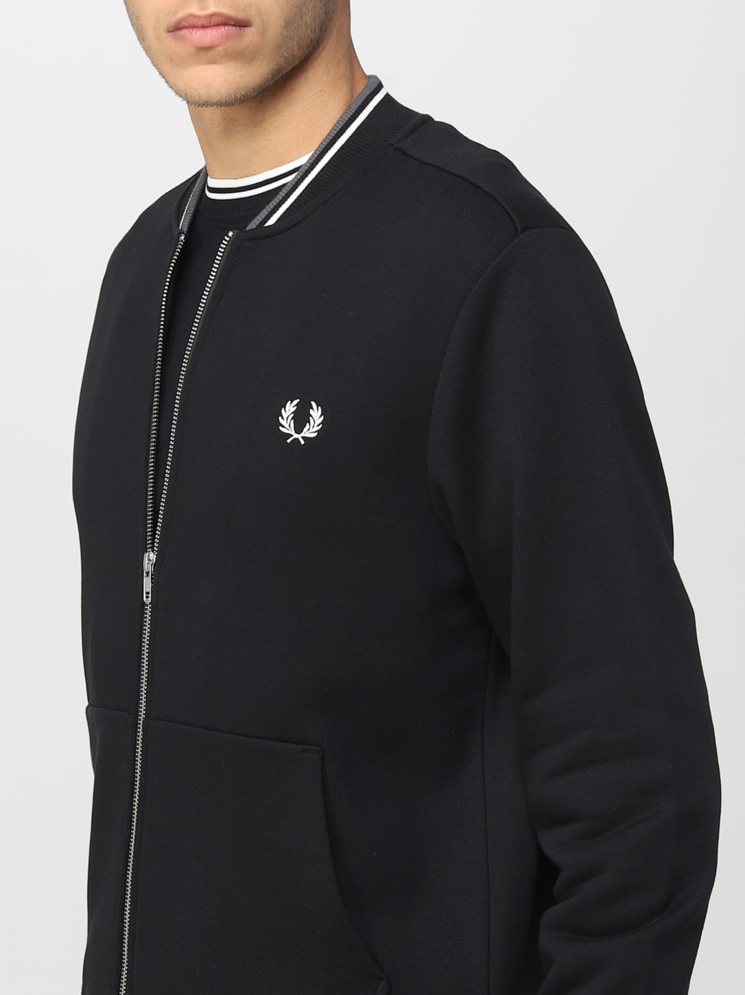 Bomber Neck Sweatshirt