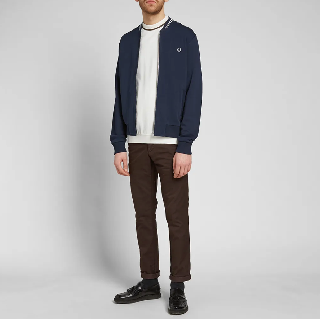 Bomber Neck Sweatshirt