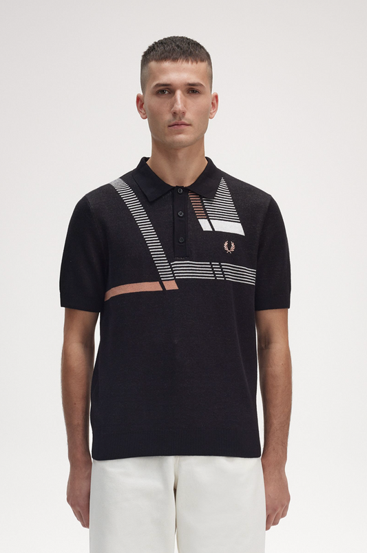 Jacquard Glitch SS Polo