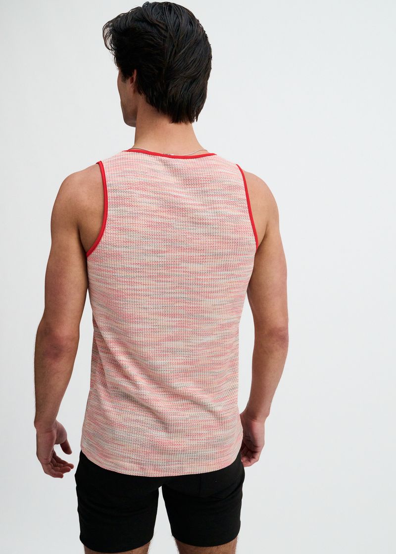 Textured Stretch Knit Tank