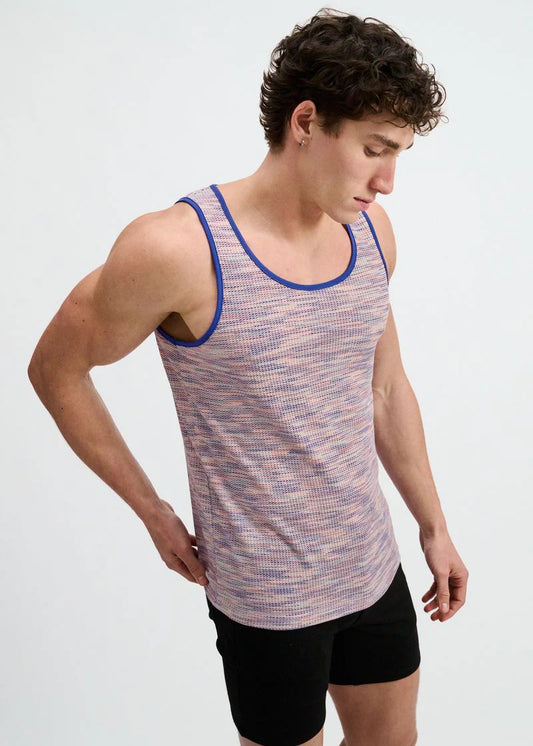Textured Stretch Knit Tank