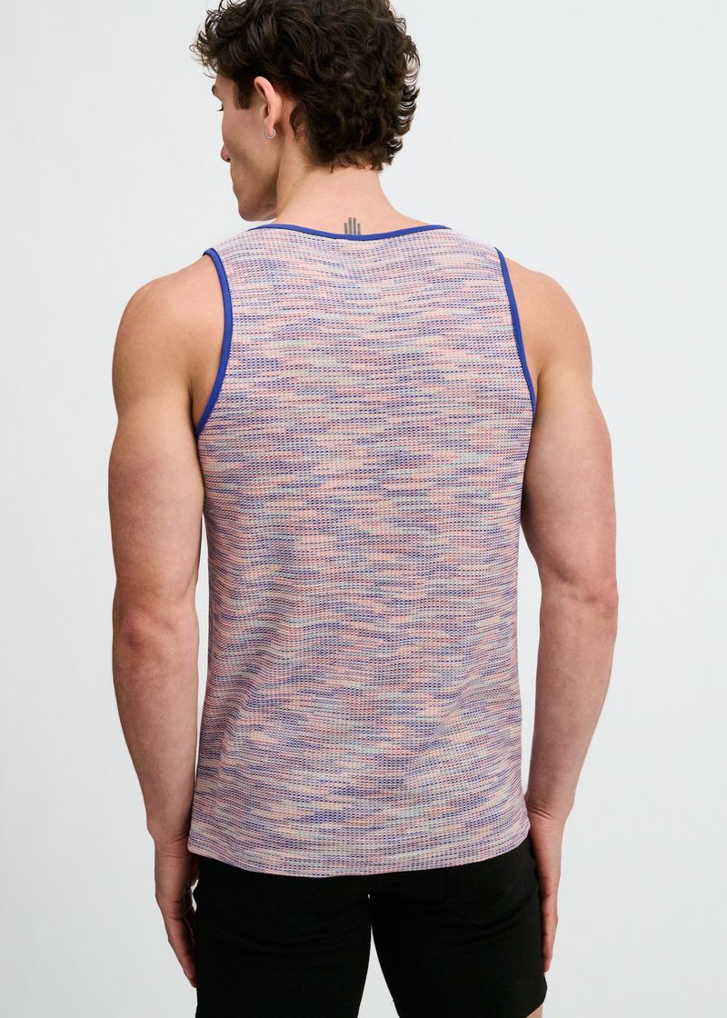 Textured Stretch Knit Tank