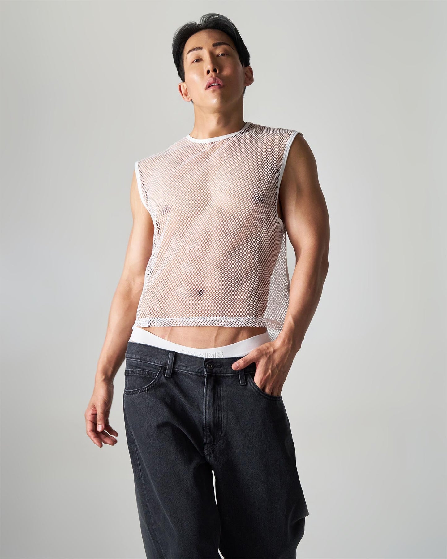 Edge Net Muscle Tank