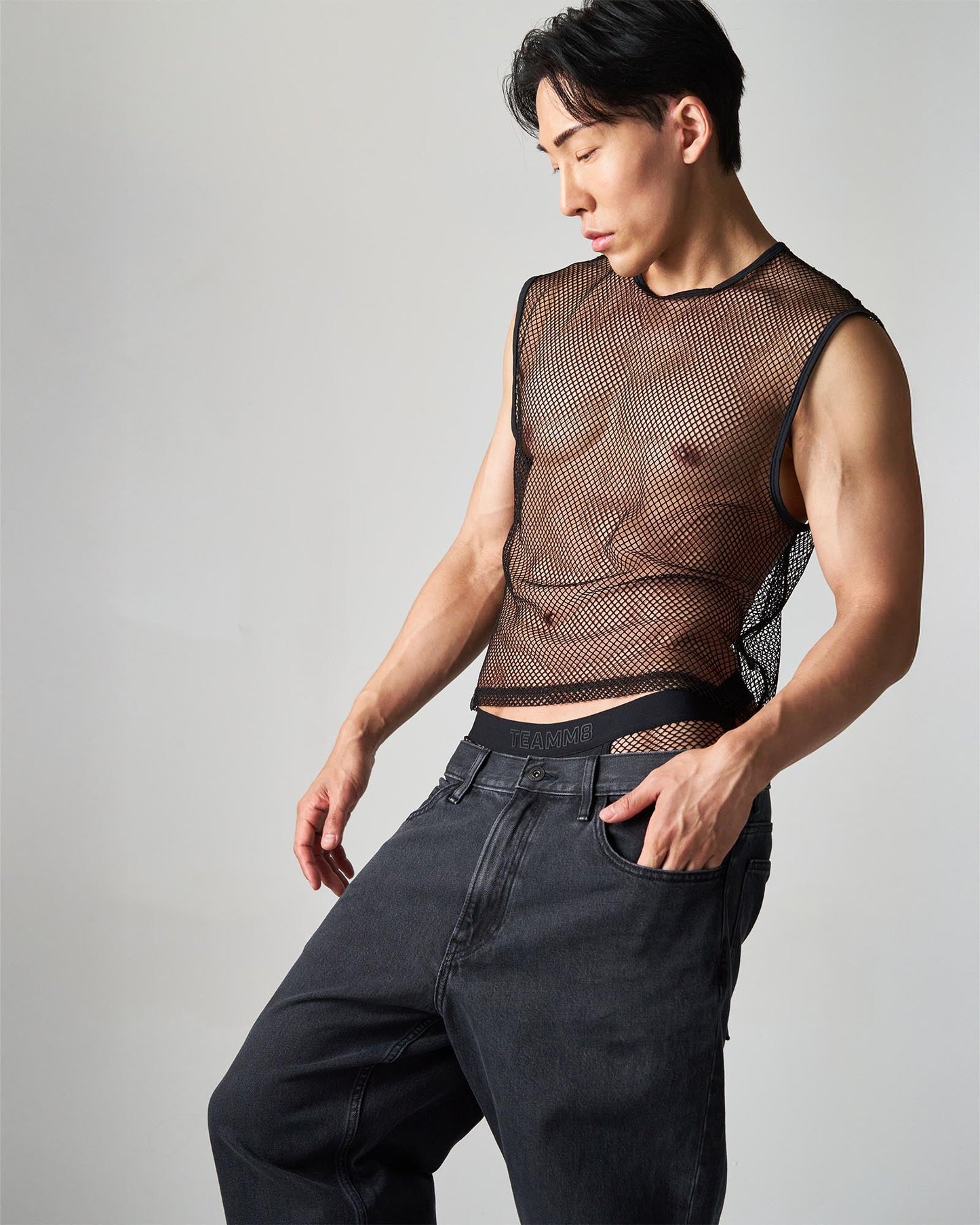 Edge Net Muscle Tank