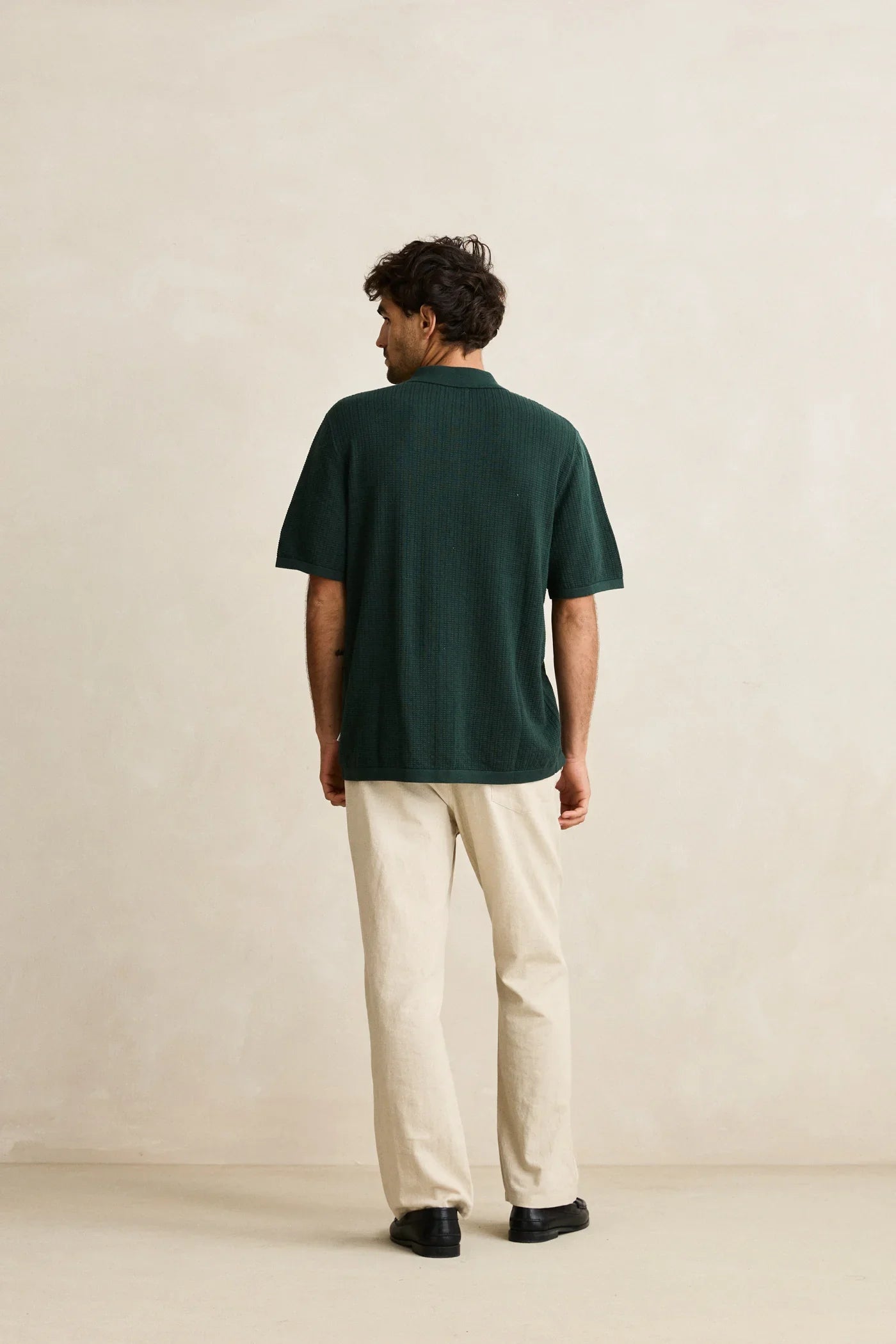 Textured Knit S/S Shirt